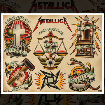 METALLICA PT. 2 FLASH SHEET