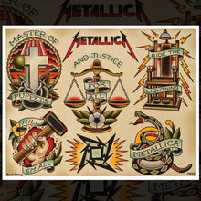 Load image into Gallery viewer, METALLICA PT. 2 FLASH SHEET
