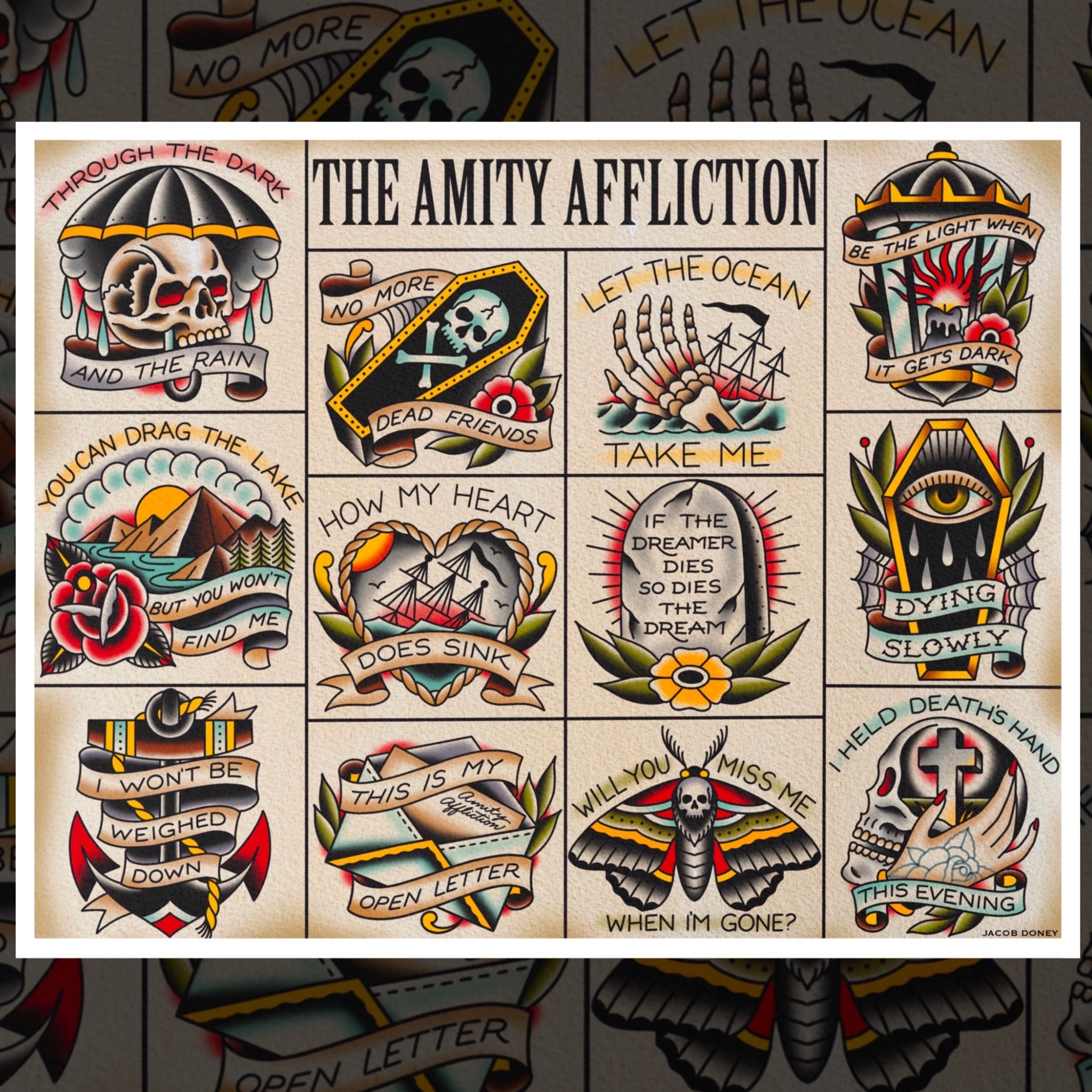 THE AMITY AFFLICTION FLASH SHEET