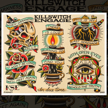 KILLSWITCH ENGAGE V. 2 FLASH SHEET