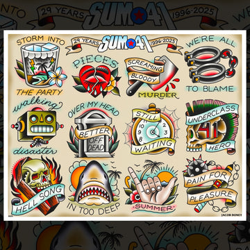 SUM 41 FLASH SHEET