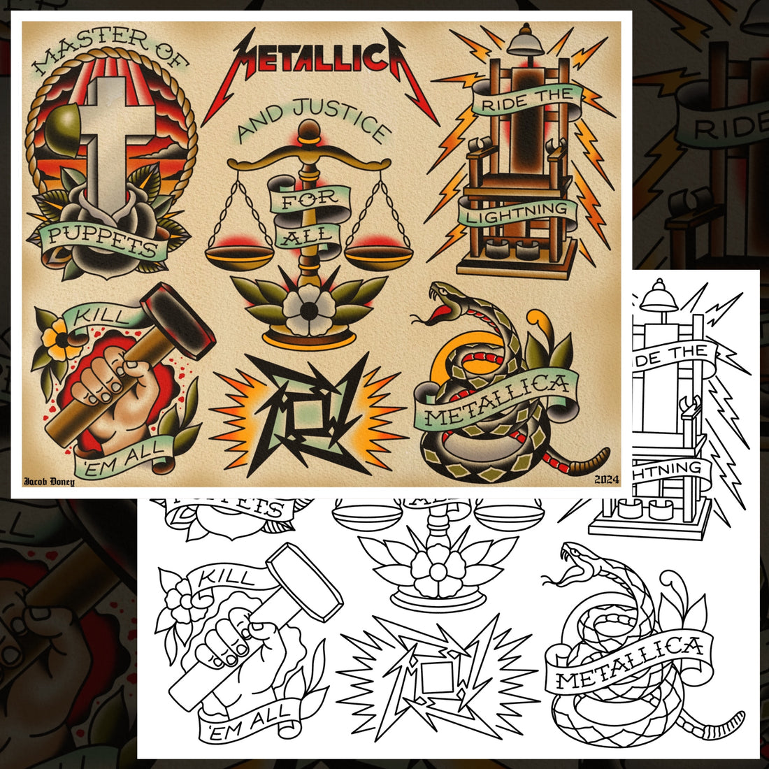 METALLICA PT. 2 FLASH SHEET