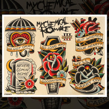 Load image into Gallery viewer, MY CHEMICAL ROMANCE FLASH SHEET
