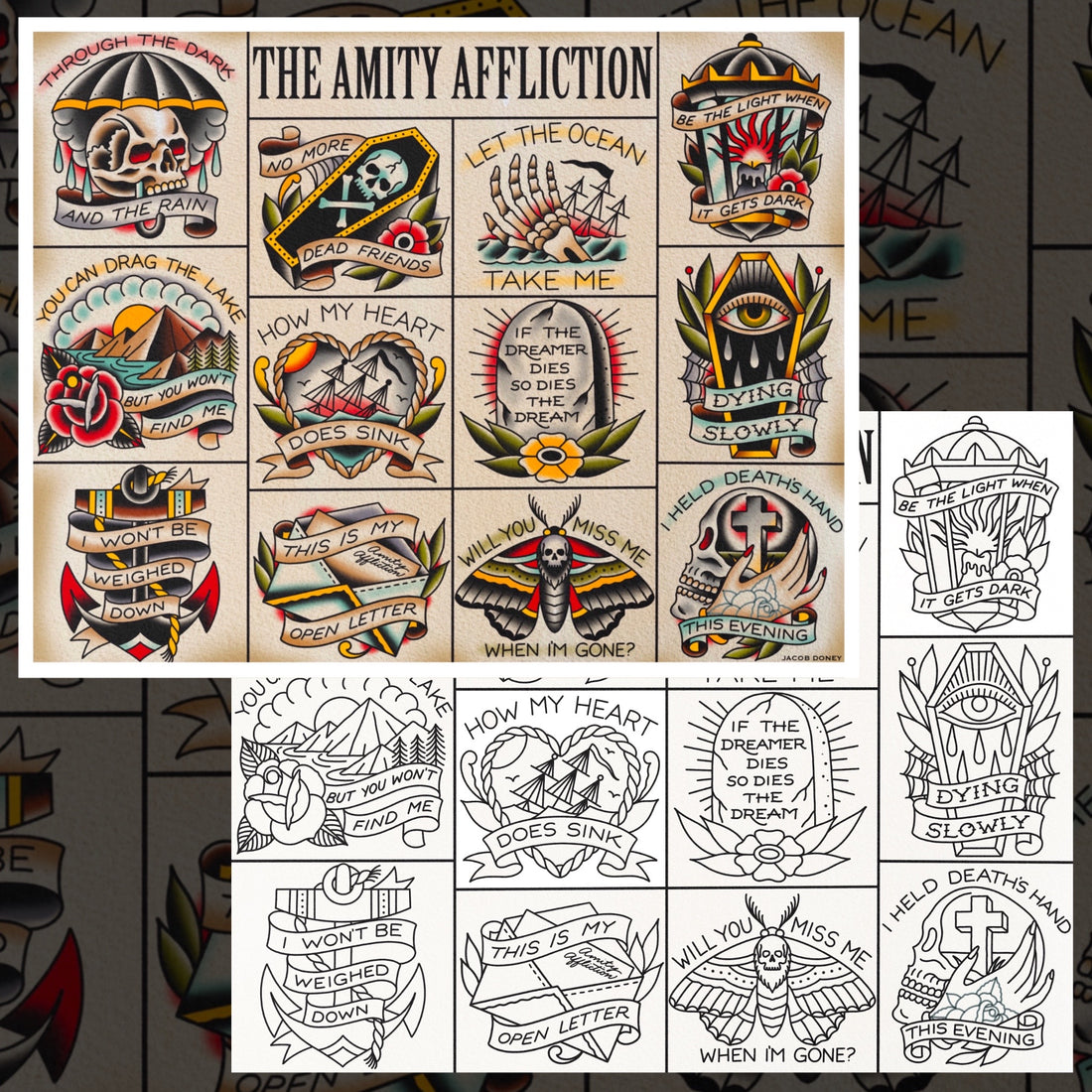 THE AMITY AFFLICTION FLASH SHEET