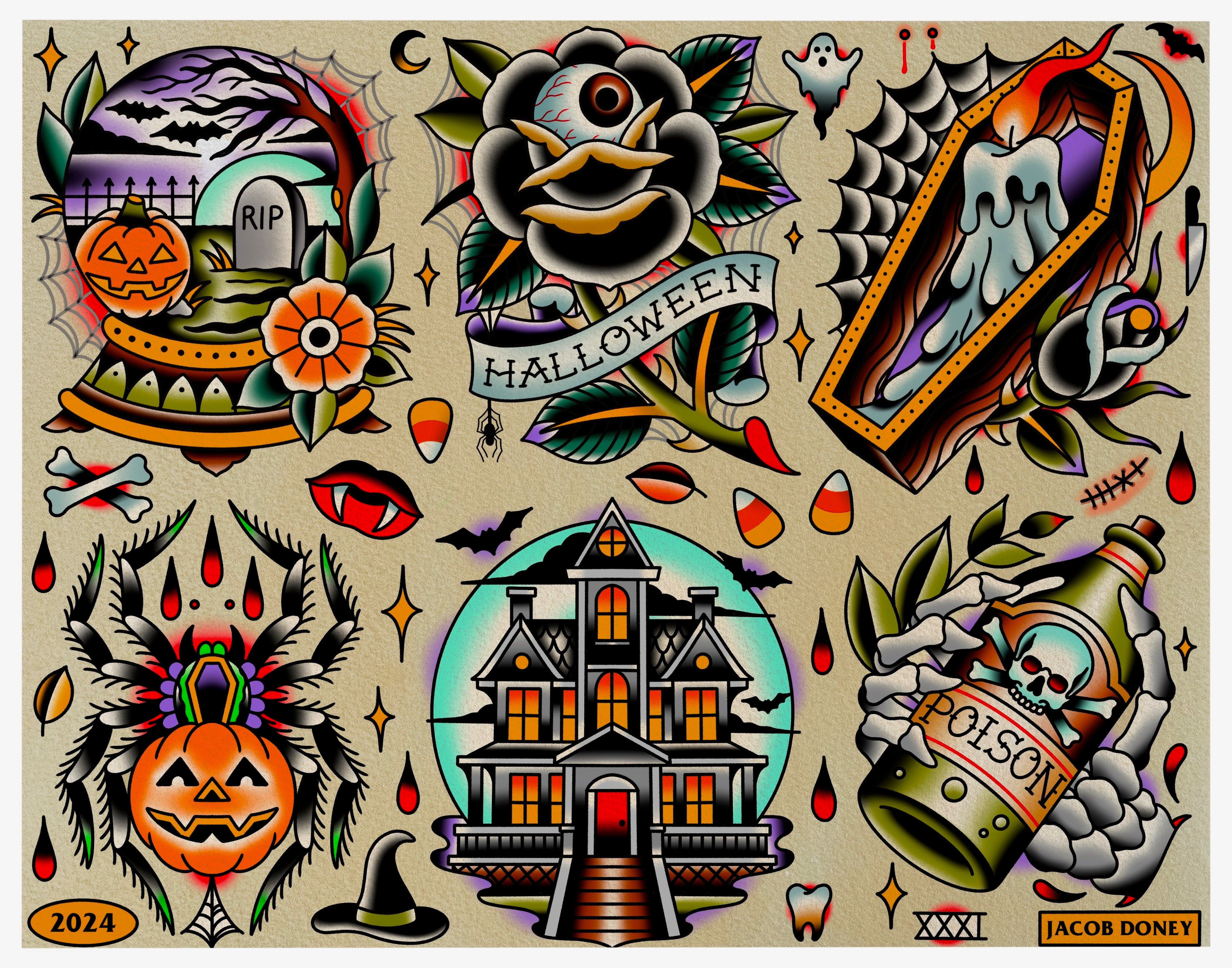 Spooky Flash Print