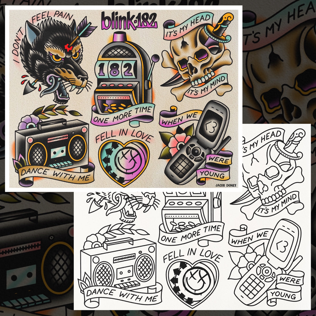 BLINK 182 - ONE MORE TIME PRINT