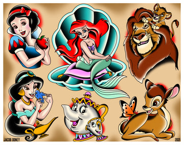 CLASSIC CHARACTERS PRINT