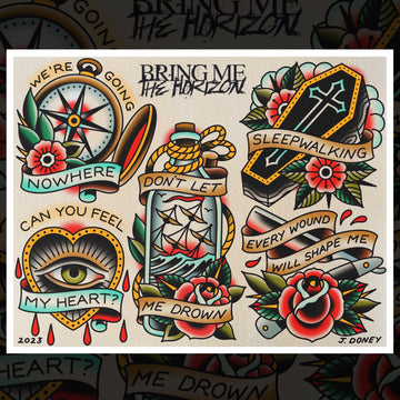 BRING ME THE HORIZON FLASH SHEET