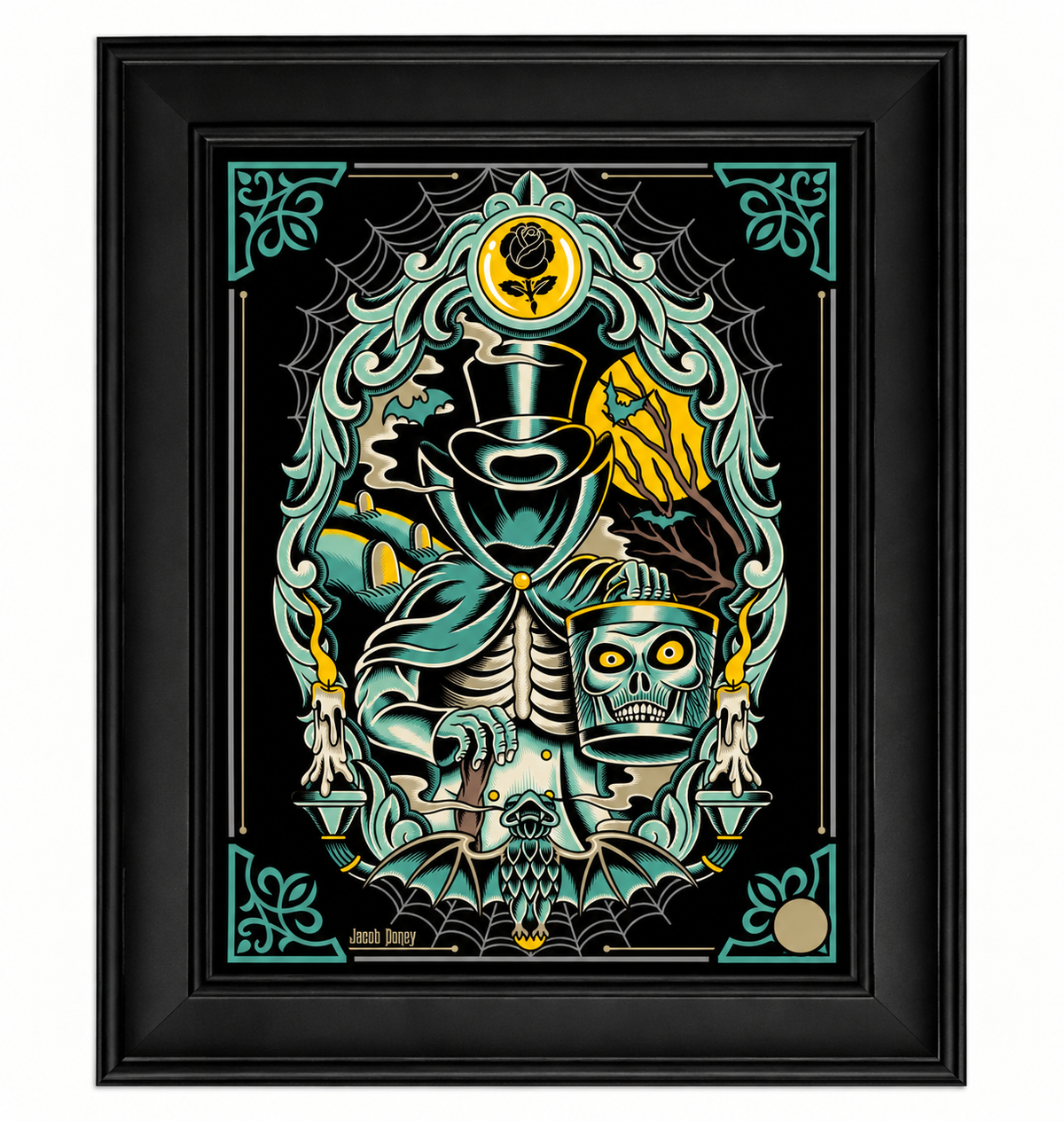 FRAMED HAUNTED PRINT
