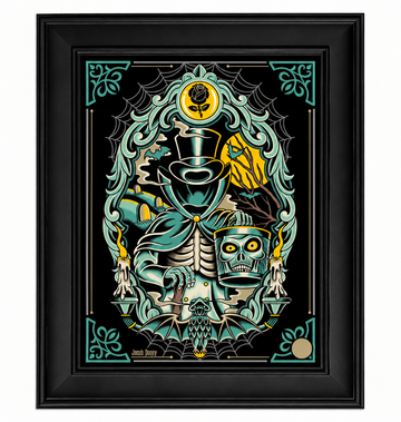 FRAMED HAUNTED PRINT