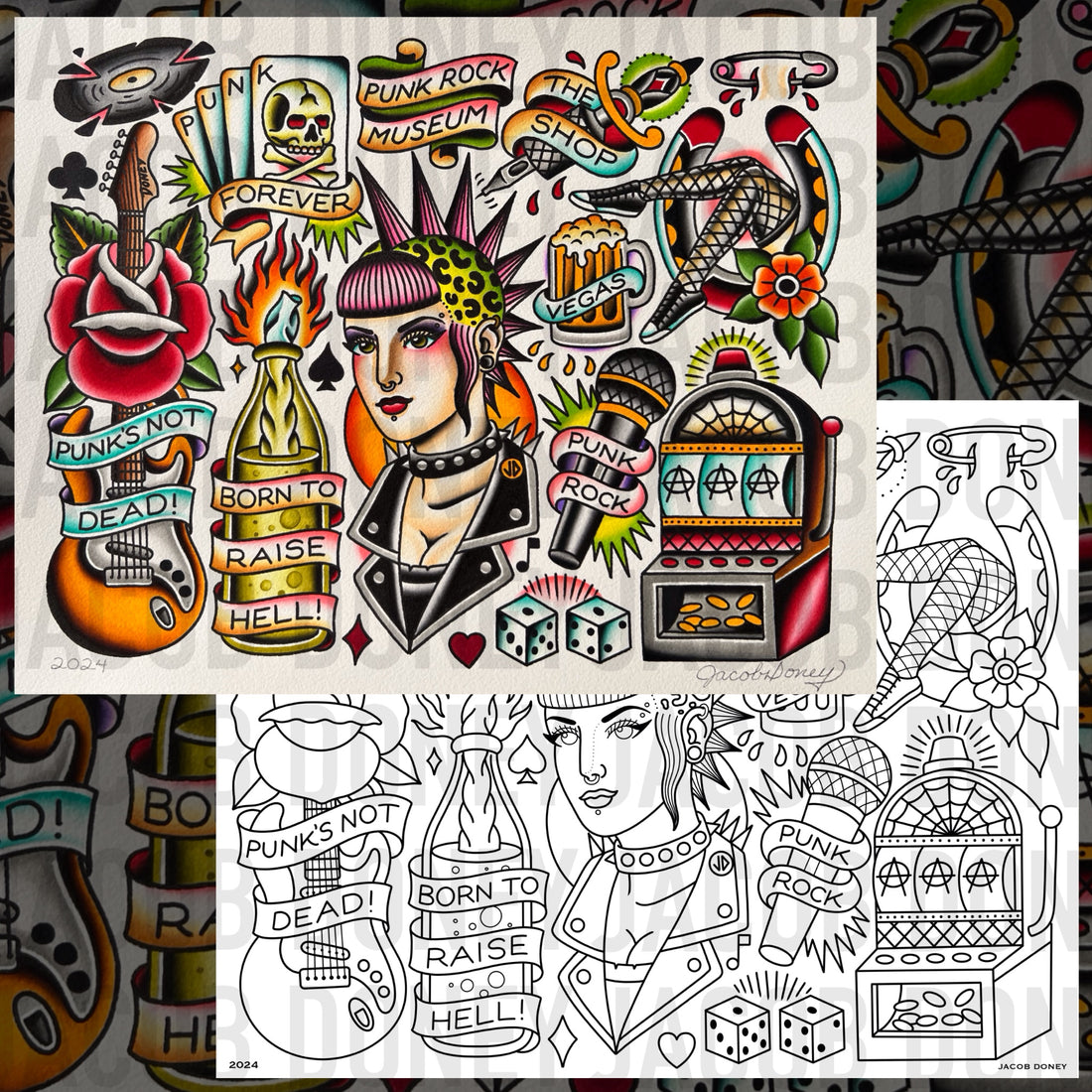 PUNK ROCK MUSEUM FLASH SHEET