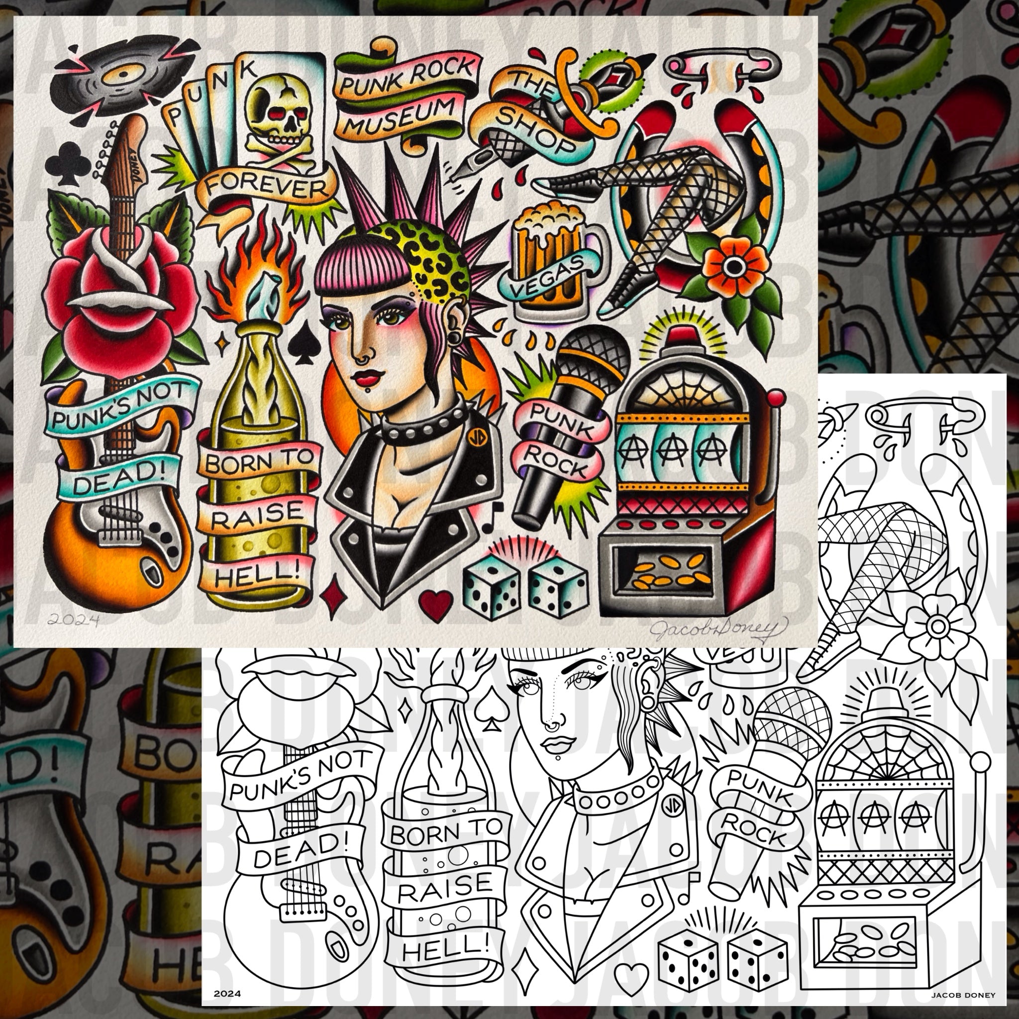 PUNK ROCK MUSEUM FLASH SHEET
