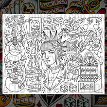 Load image into Gallery viewer, PUNK ROCK MUSEUM FLASH SHEET
