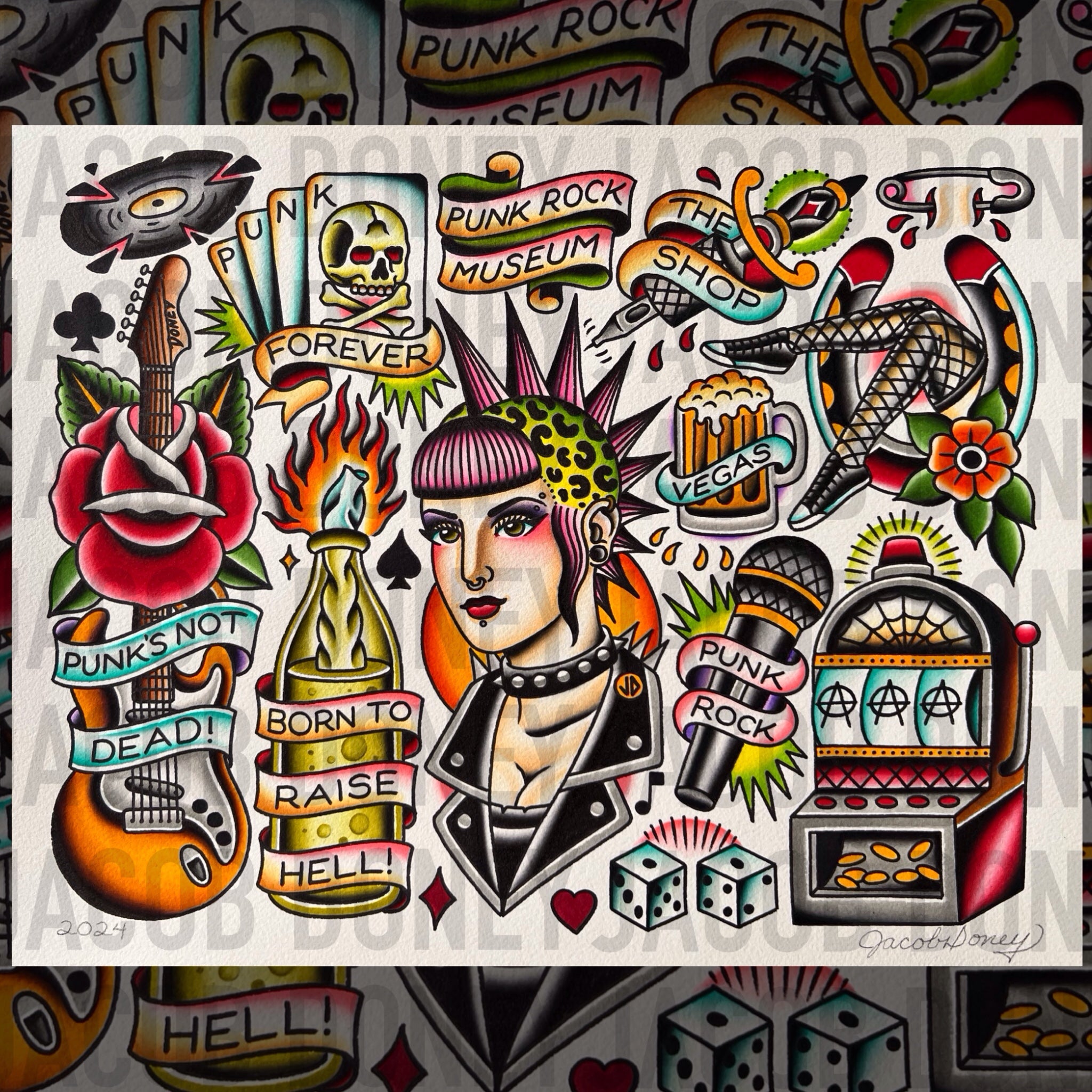 PUNK ROCK MUSEUM FLASH SHEET