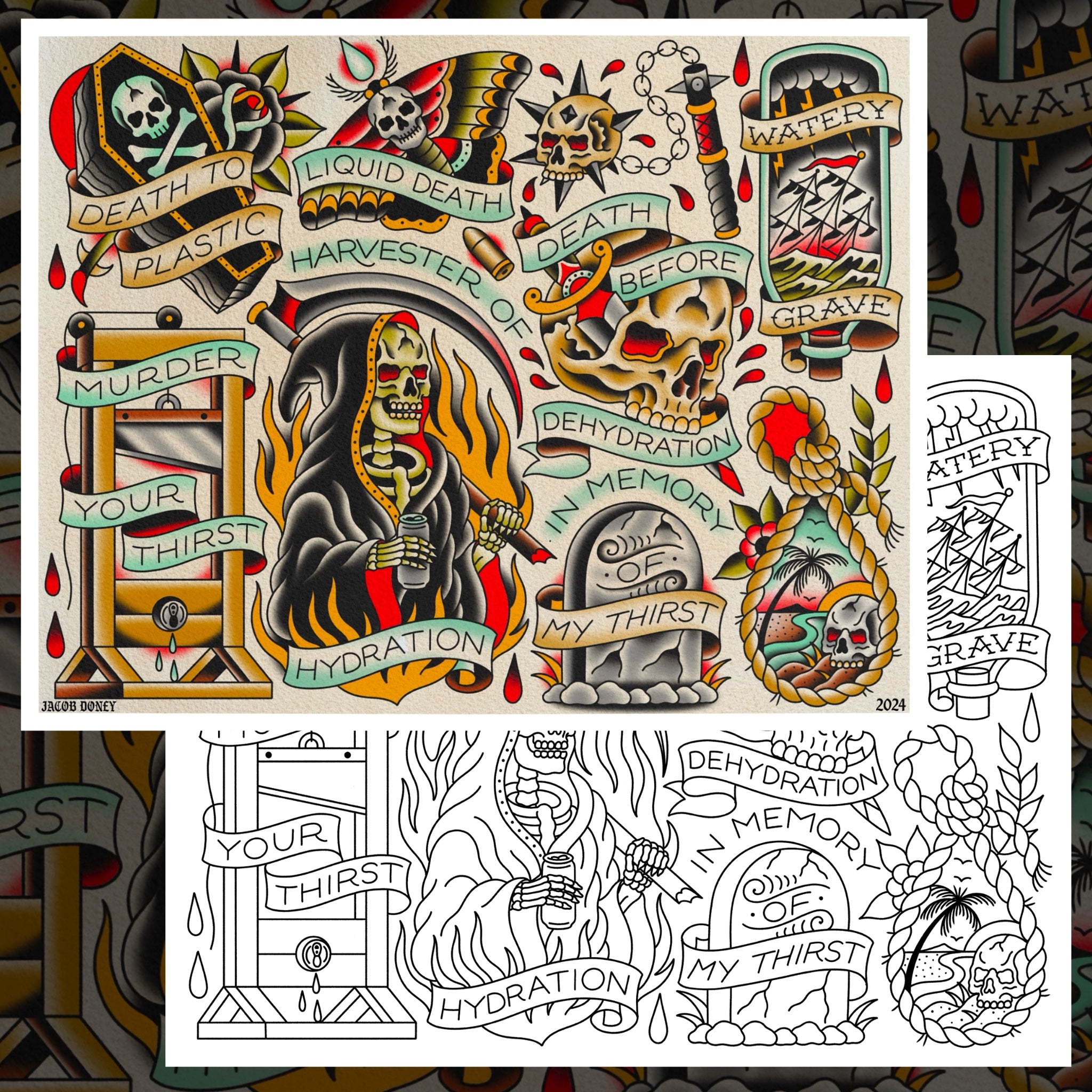 LIQUID DEATH FLASH SHEET