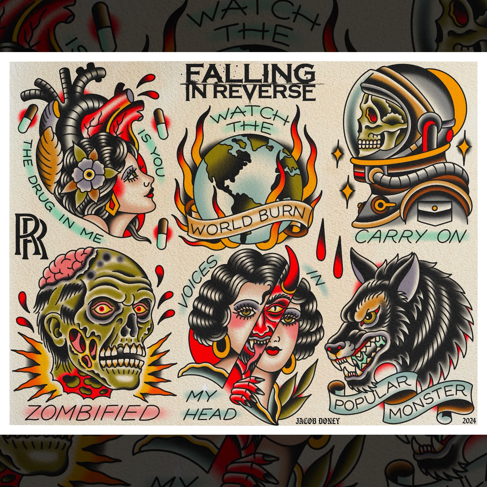 FALLING IN REVERSE FLASH SHEET