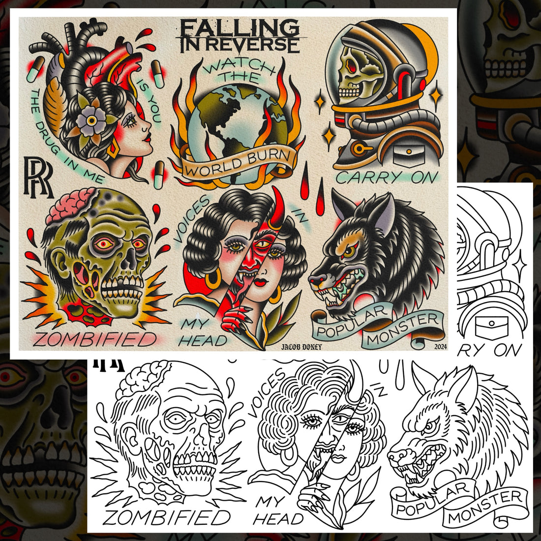 FALLING IN REVERSE FLASH SHEET