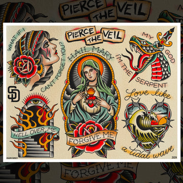 PIERCE THE VEIL FLASH SHEET