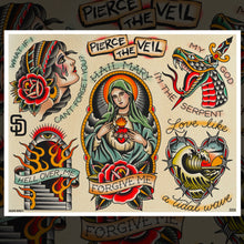 Load image into Gallery viewer, PIERCE THE VEIL FLASH SHEET
