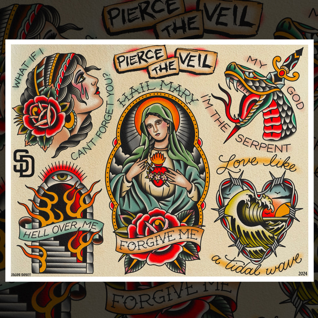 PIERCE THE VEIL FLASH SHEET