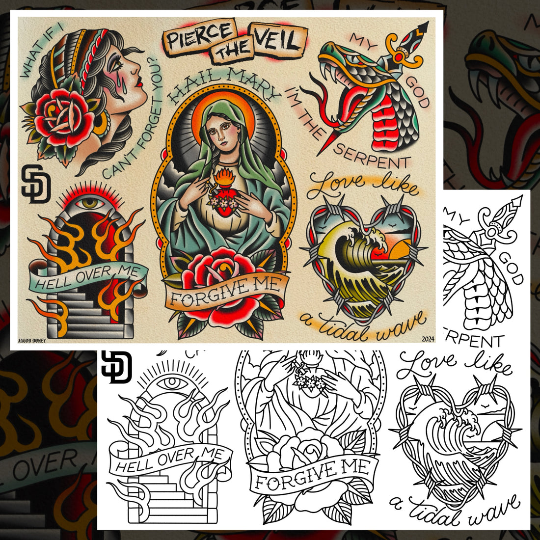 PIERCE THE VEIL FLASH SHEET