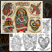 Load image into Gallery viewer, PIERCE THE VEIL FLASH SHEET
