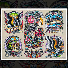 Load image into Gallery viewer, RIDE TIL I DIE FLASH SHEET
