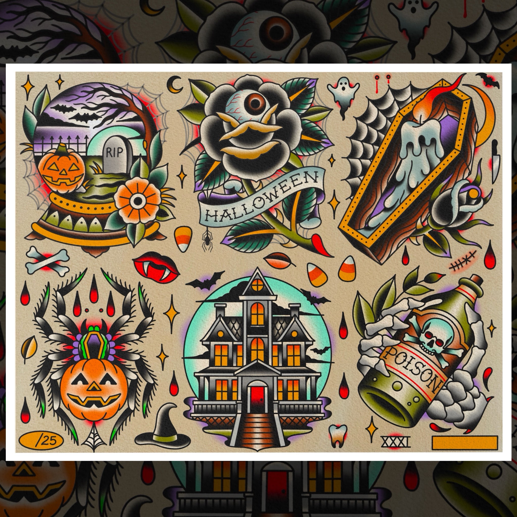 HALLOWEEN FLASH SHEET PT. 2