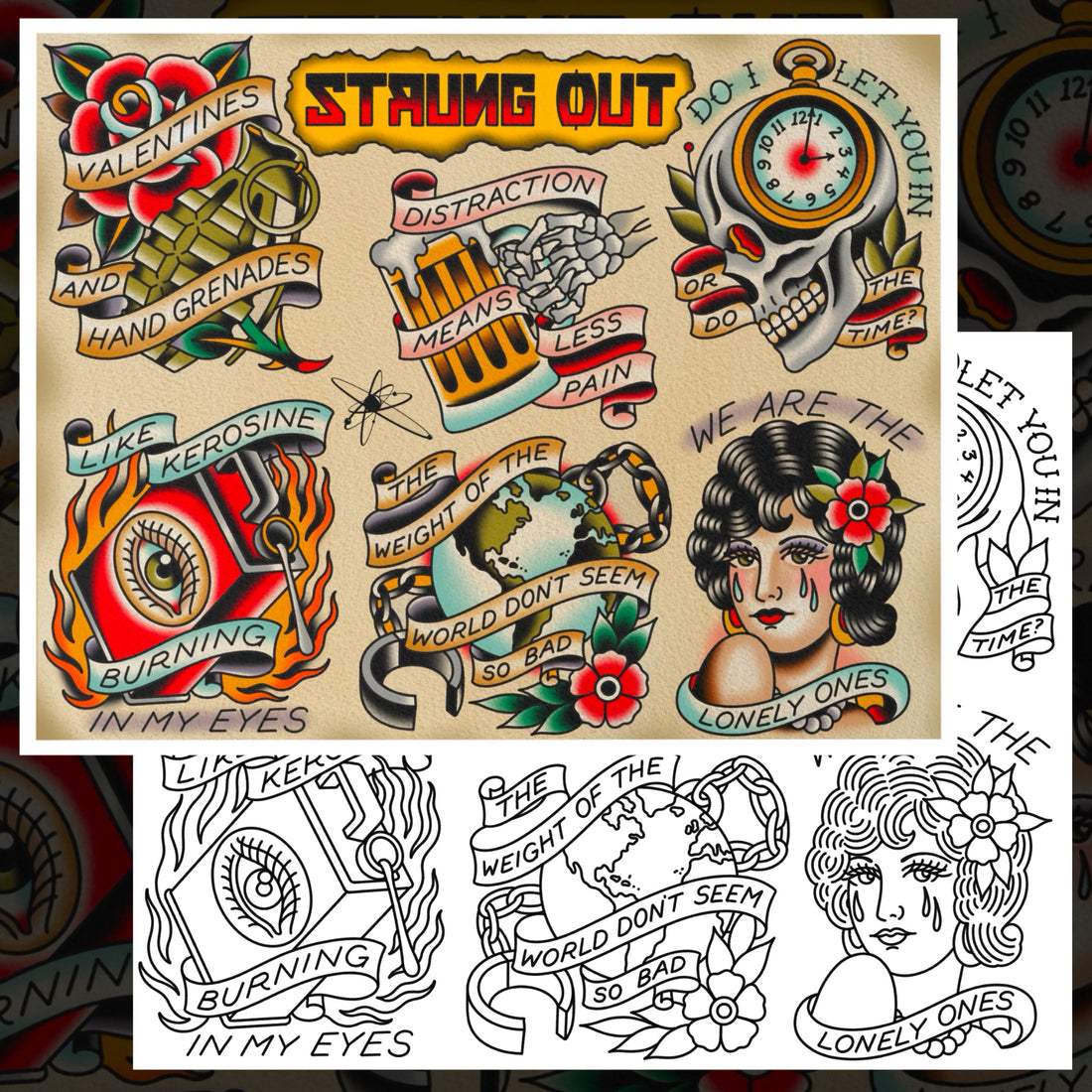STRUNG OUT PT. 2 FLASH SHEET