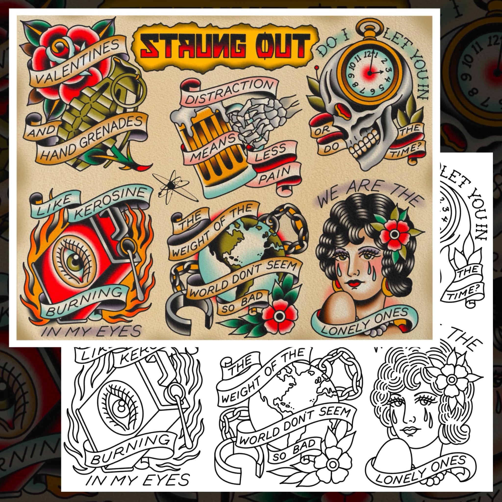 STRUNG OUT PT. 2 FLASH SHEET
