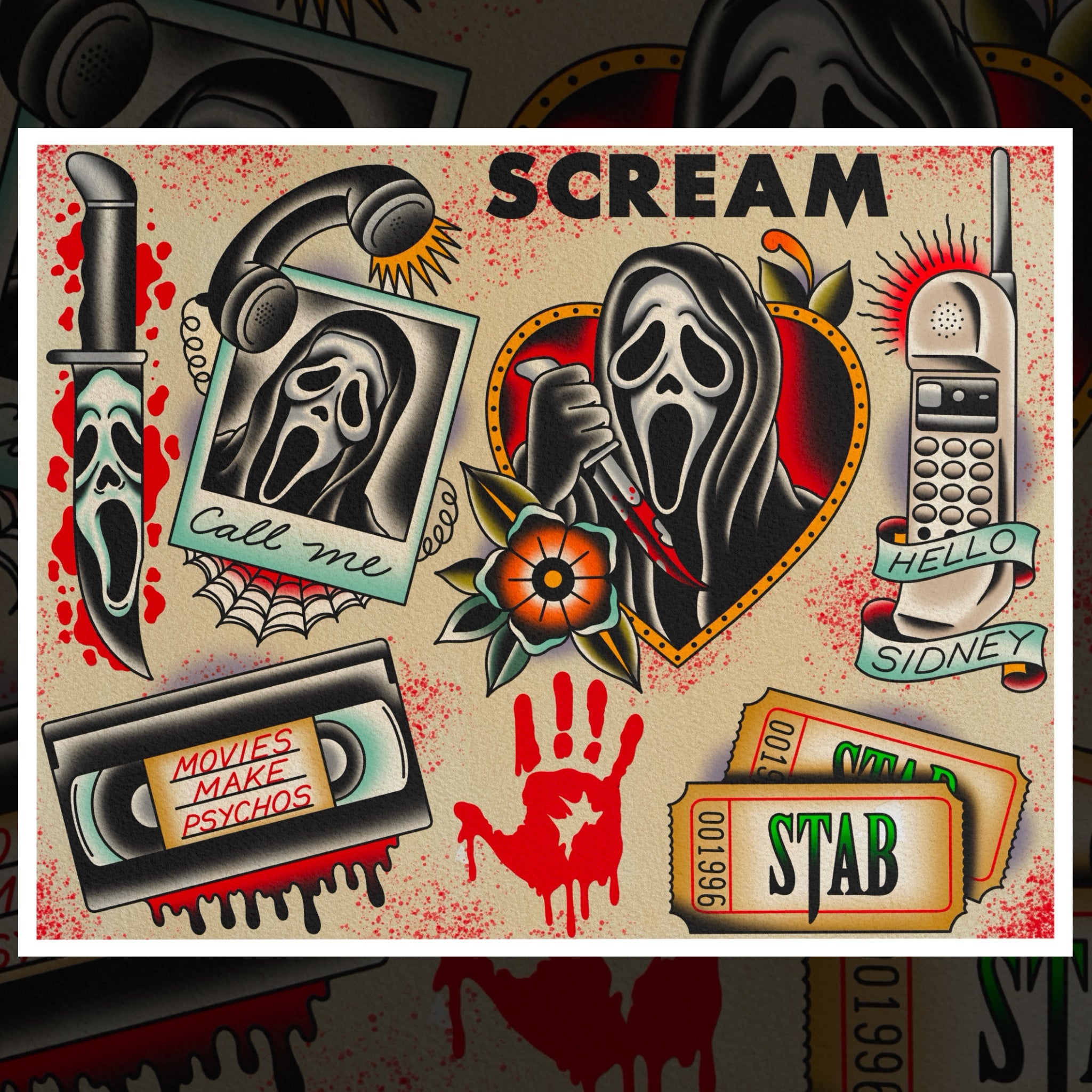 SCREAM FLASH SHEET
