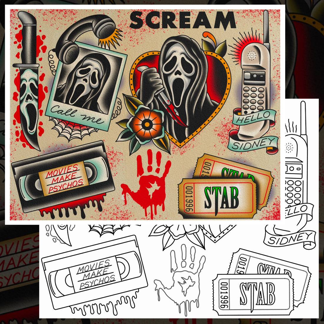 SCREAM FLASH SHEET