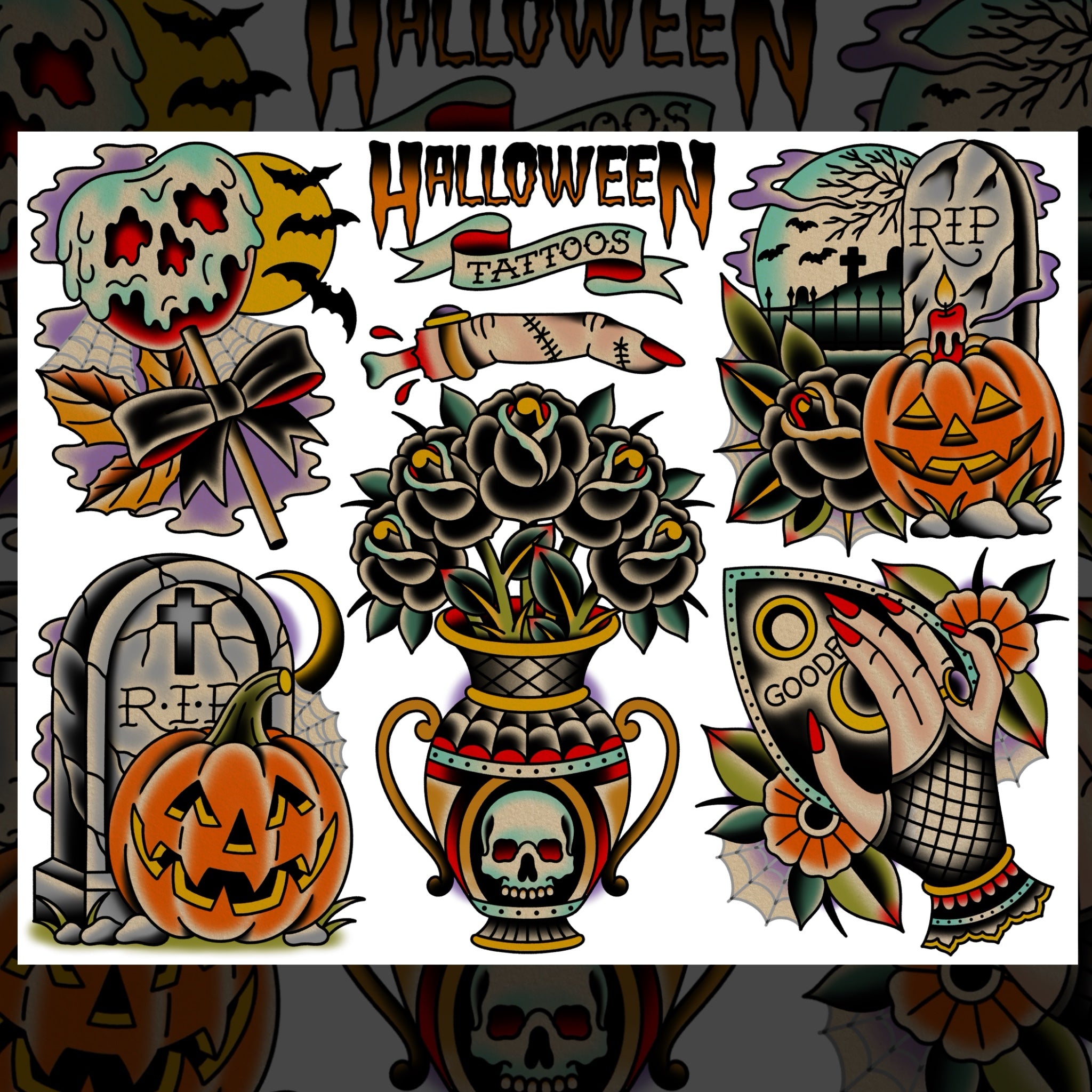 HALLOWEEN PT 3 FLASH SHEET