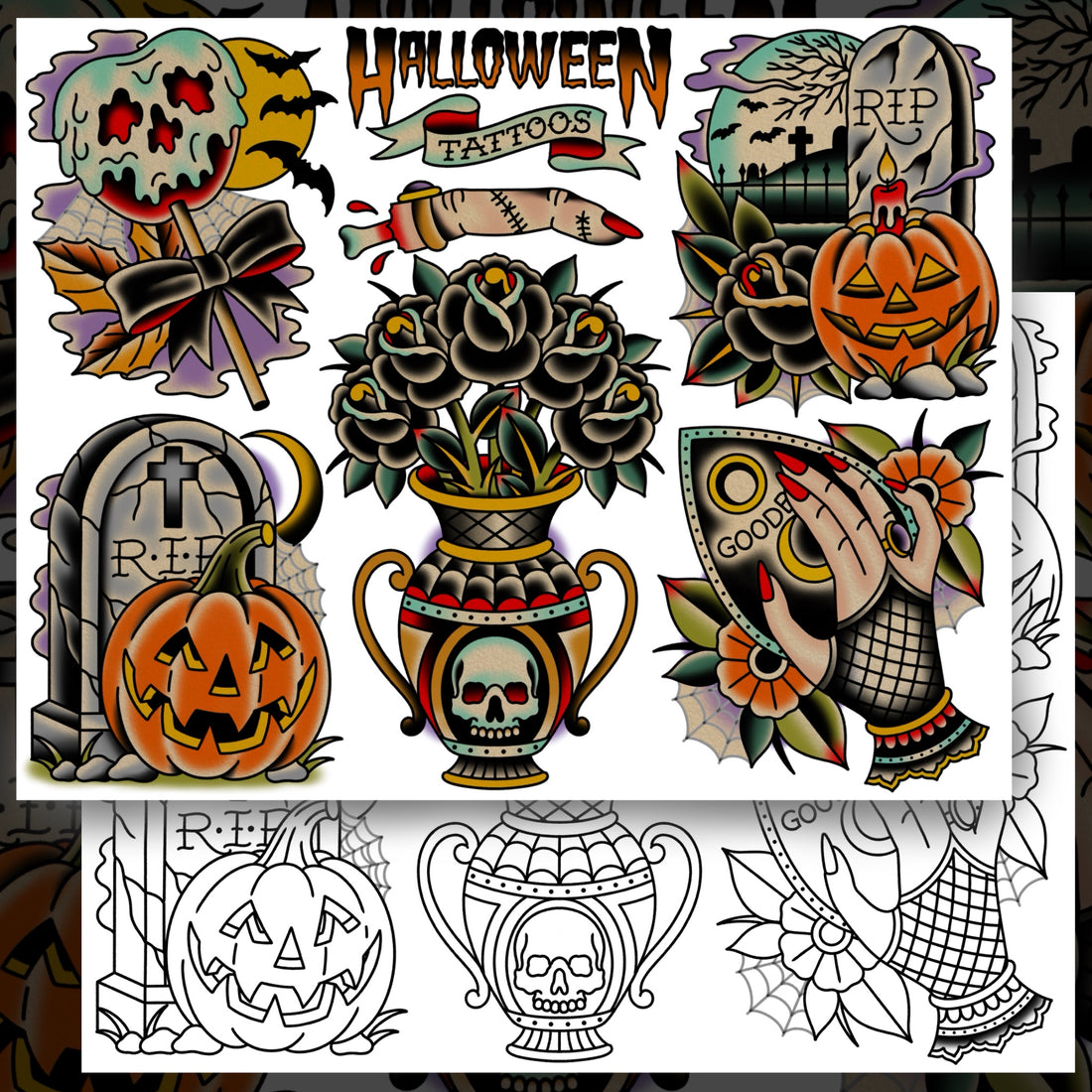 HALLOWEEN PT 3 FLASH SHEET