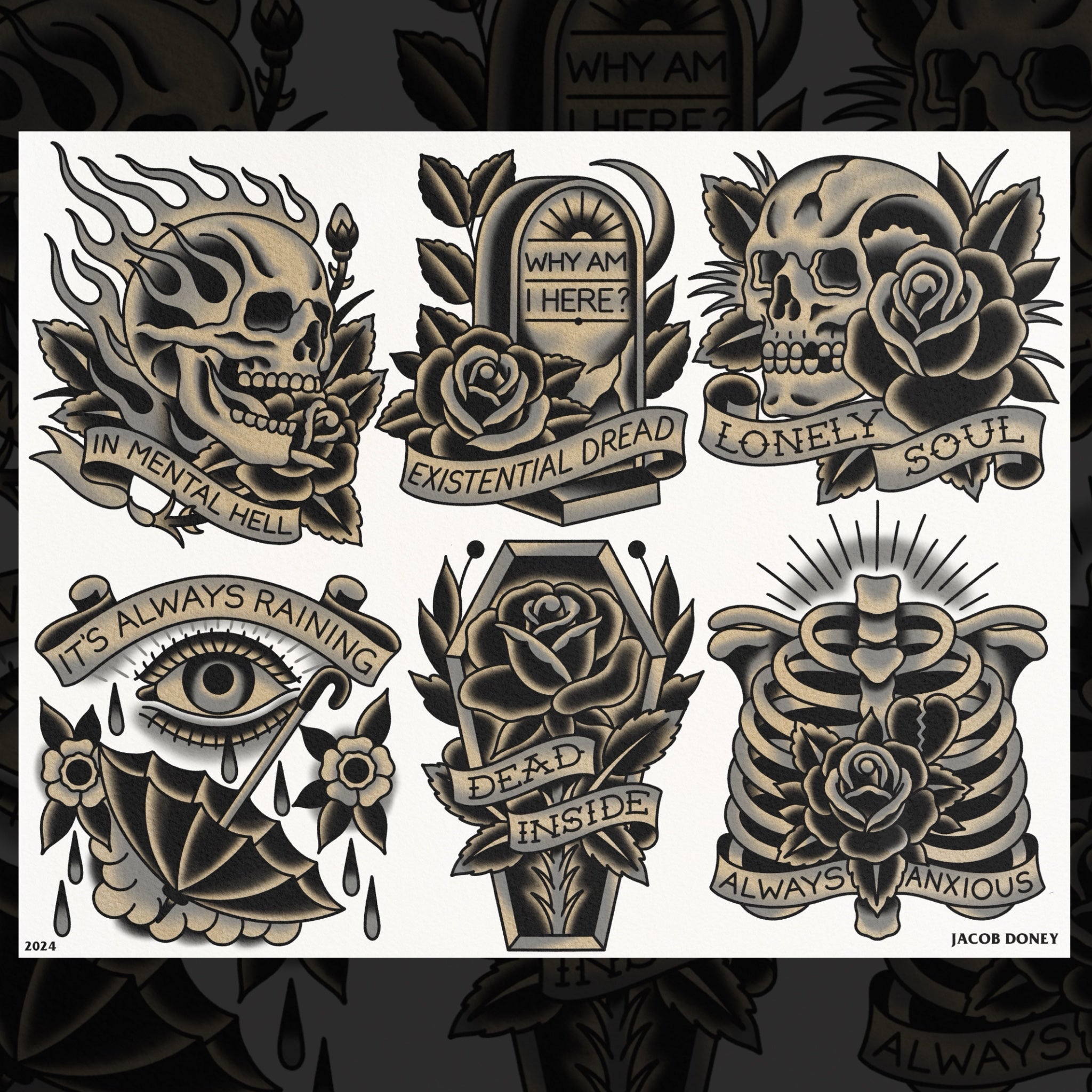 DEAD INSIDE PRINT