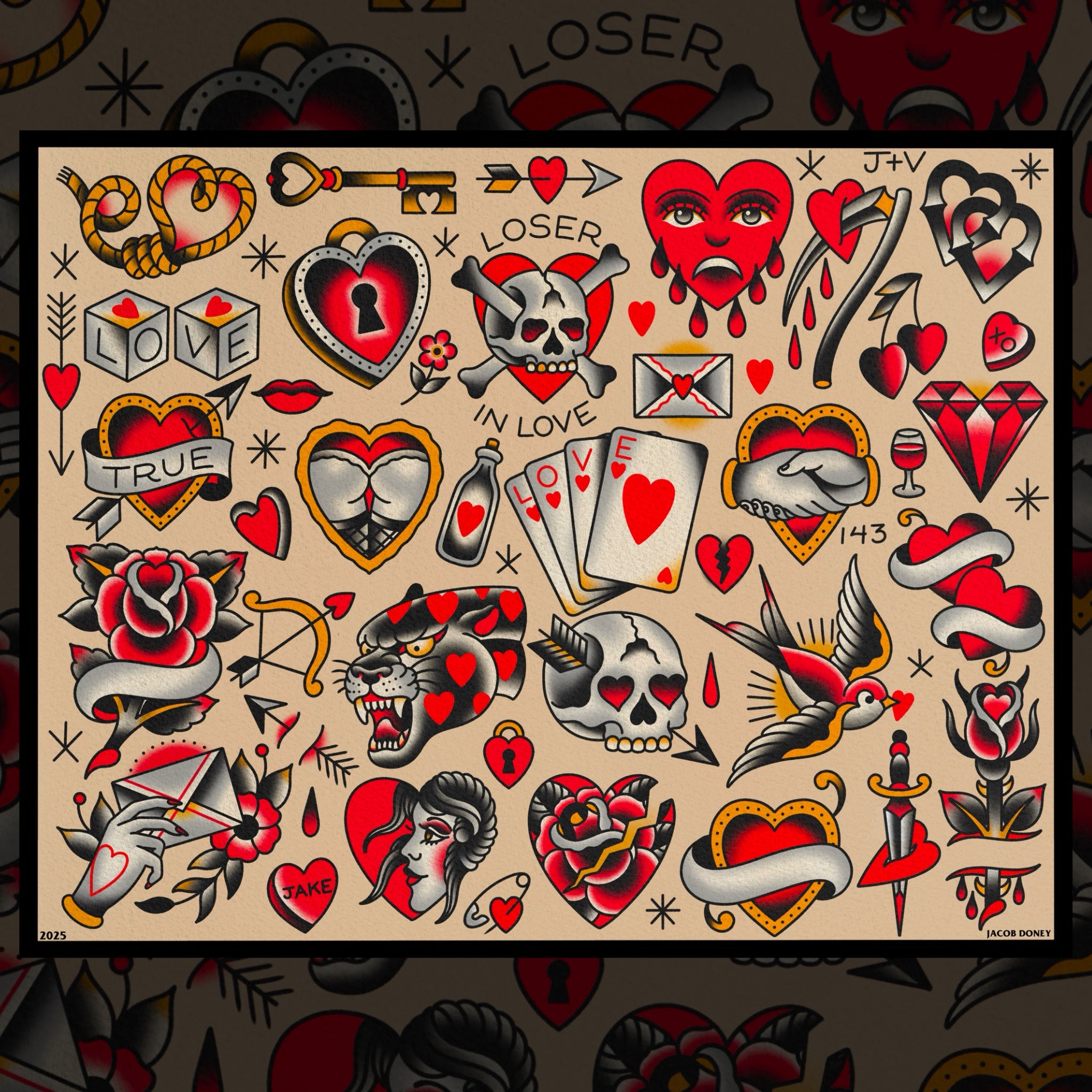 VALENTINES FLASH SHEET