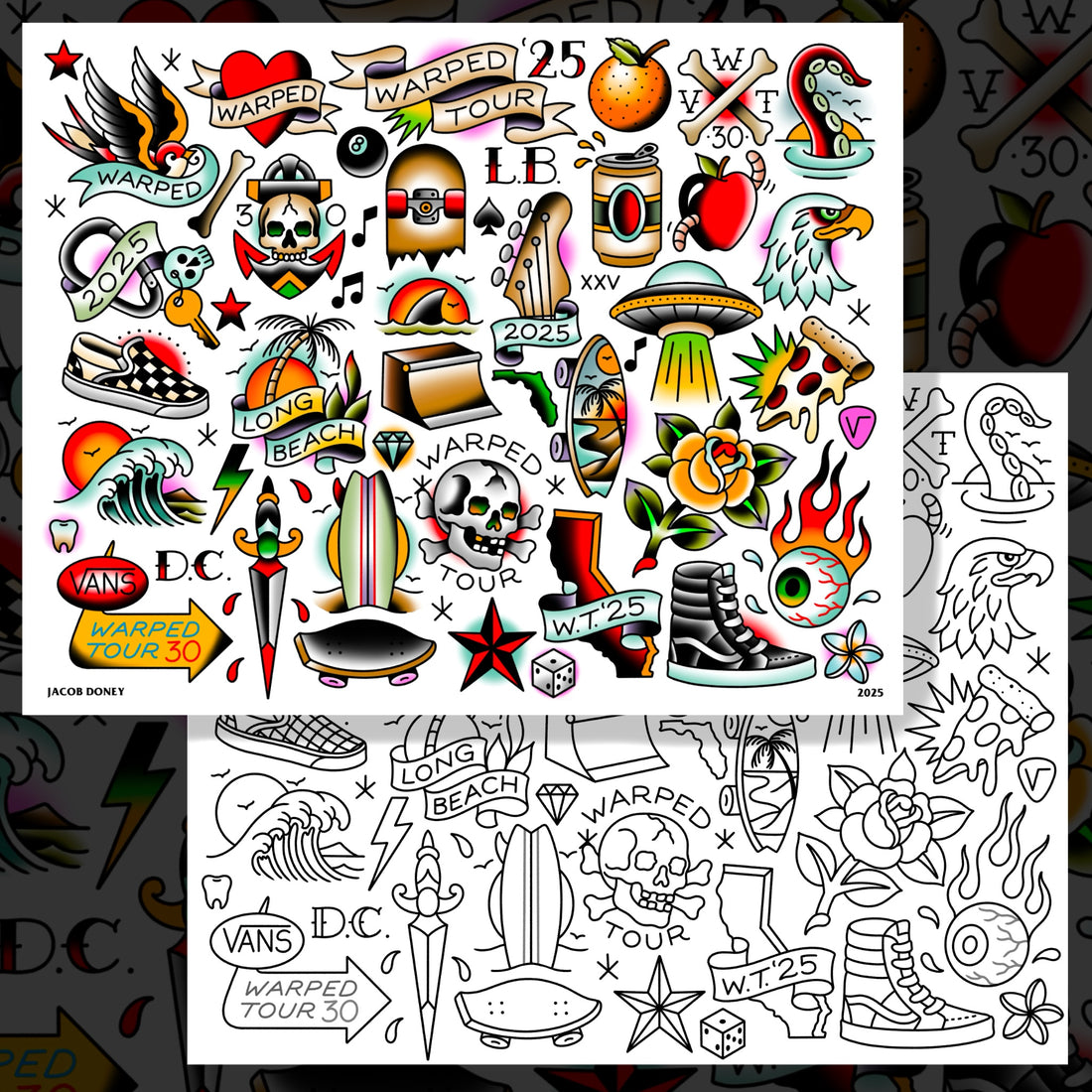 WARPED TOUR FLASH SHEET
