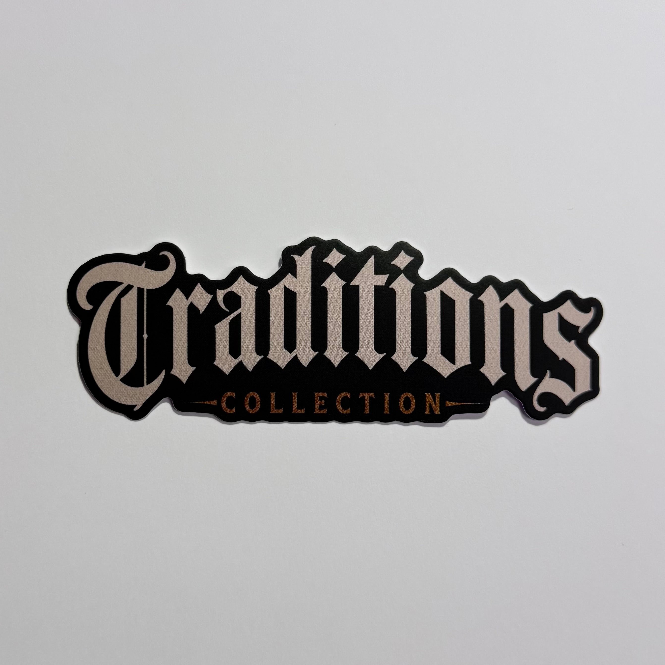 TRADITIONS LOGO STICKER