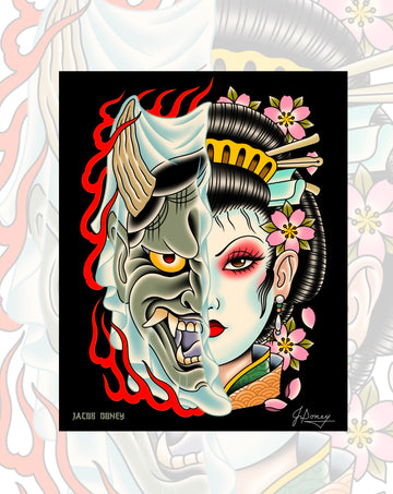 GEISHA SIGNED POSTER