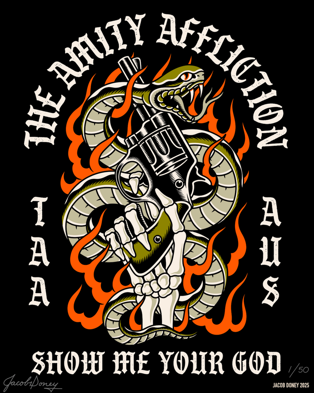 The Amity Affliction Signed Poster