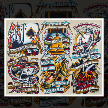 METALLICA FLASH SHEET
