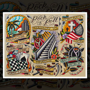 ROCK & ROLL FLASH SHEET