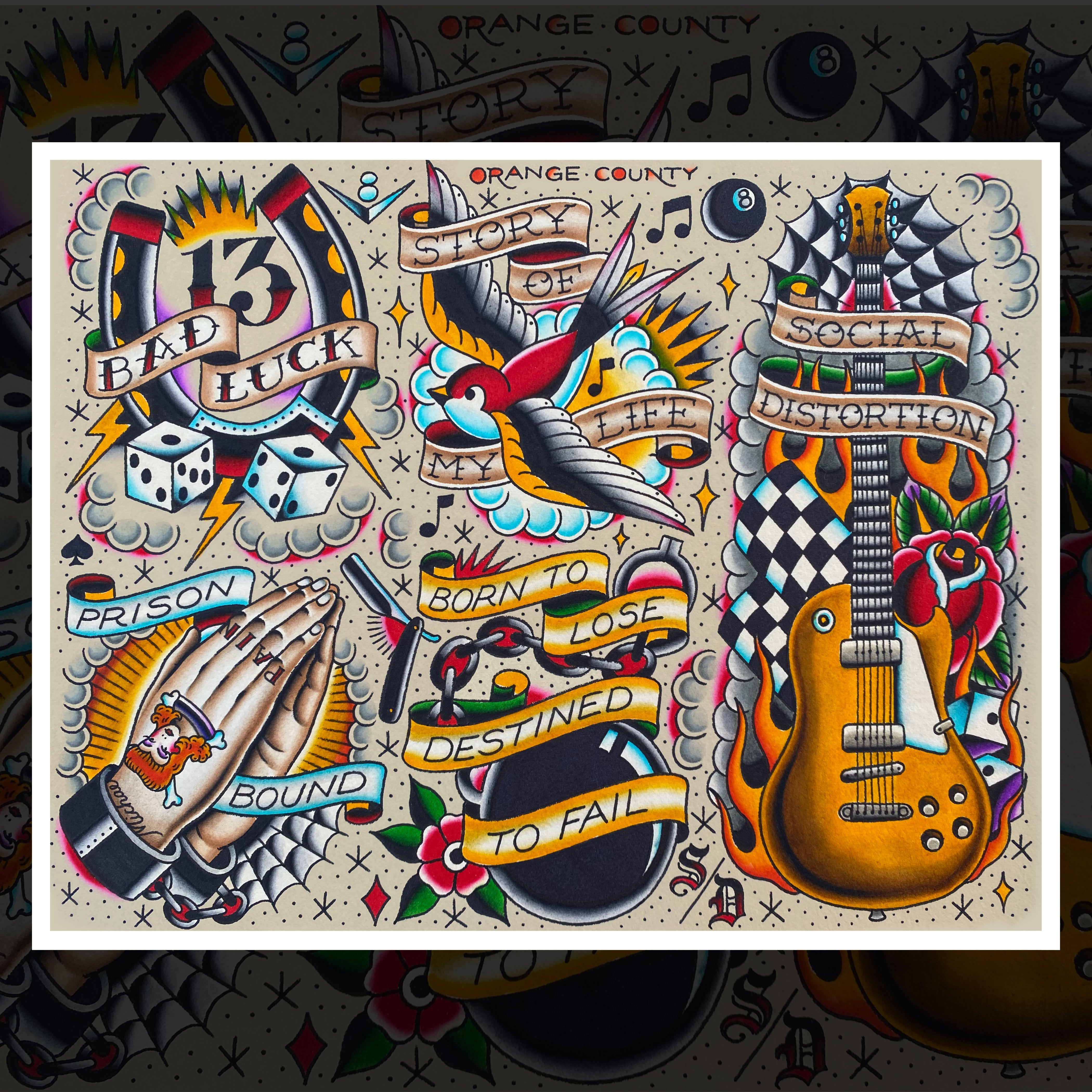 SOCIAL DISTORTION FLASH SHEET