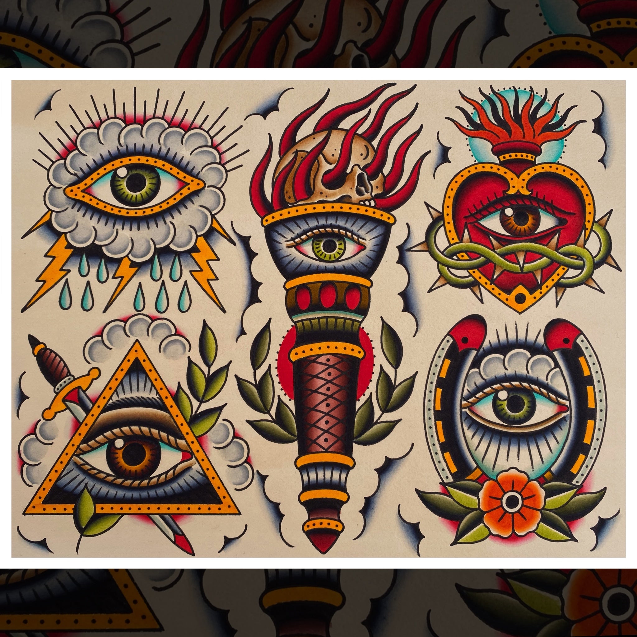 EYES FLASH SHEET