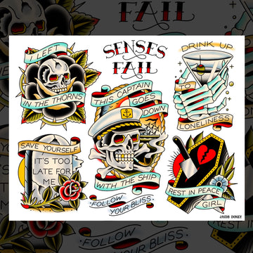 SENSES FAIL FLASH SHEET