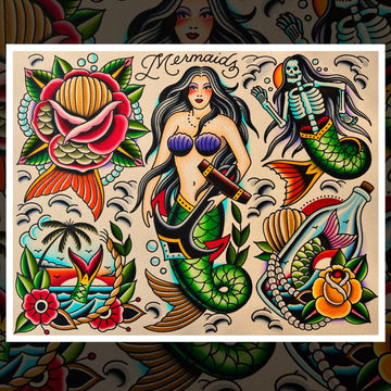 MERMAID FLASH SHEET