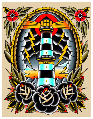 DIGITAL DOWNLOAD LIGHTHOUSE PRINT