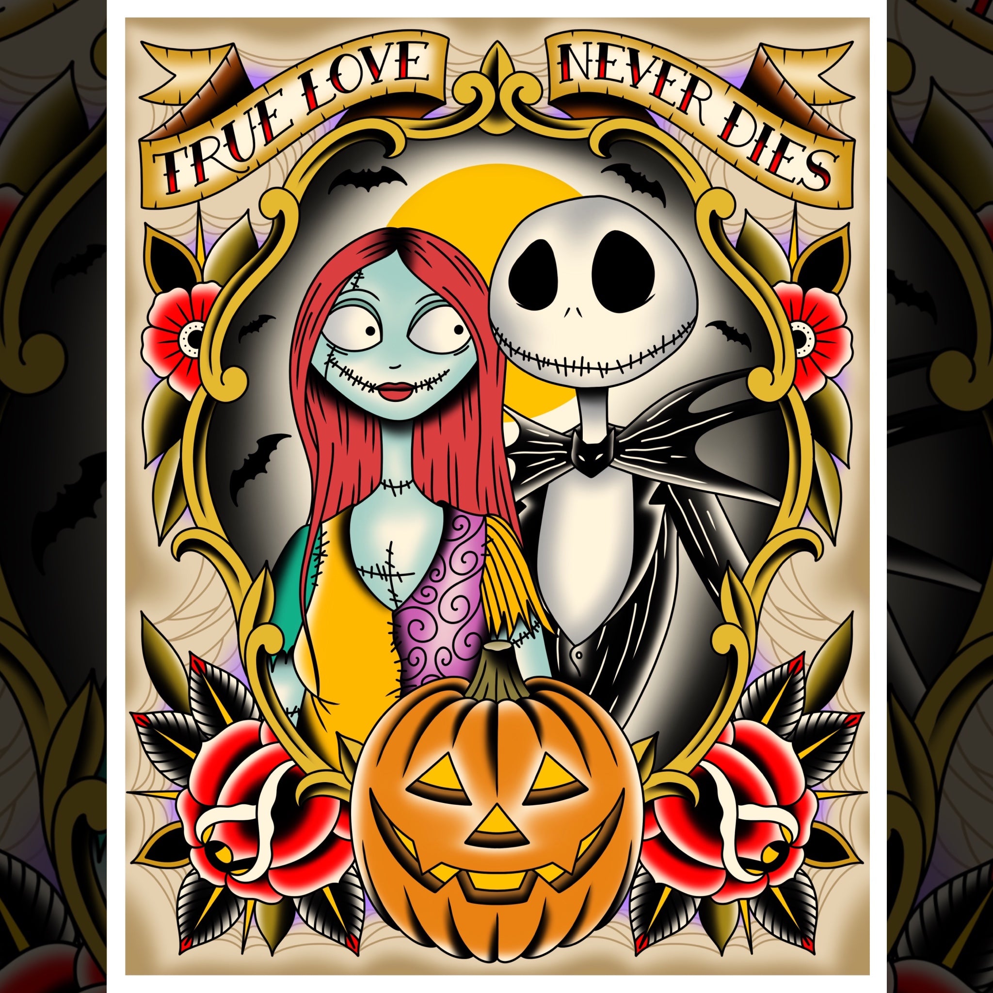 NIGHTMARE BEFORE CHRISTMAS PRINT