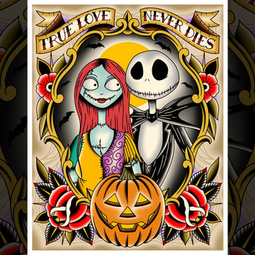 NIGHTMARE BEFORE CHRISTMAS PRINT