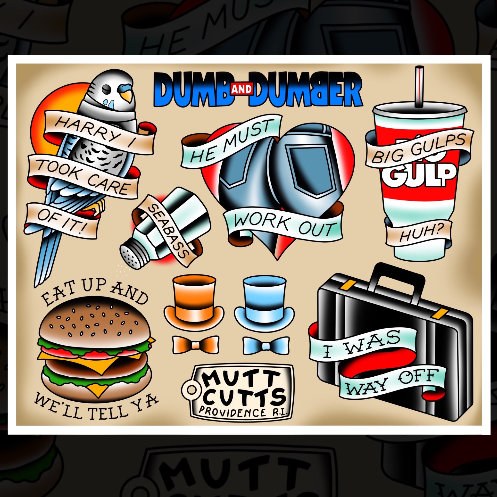 DUMB AND DUMBER PRINT